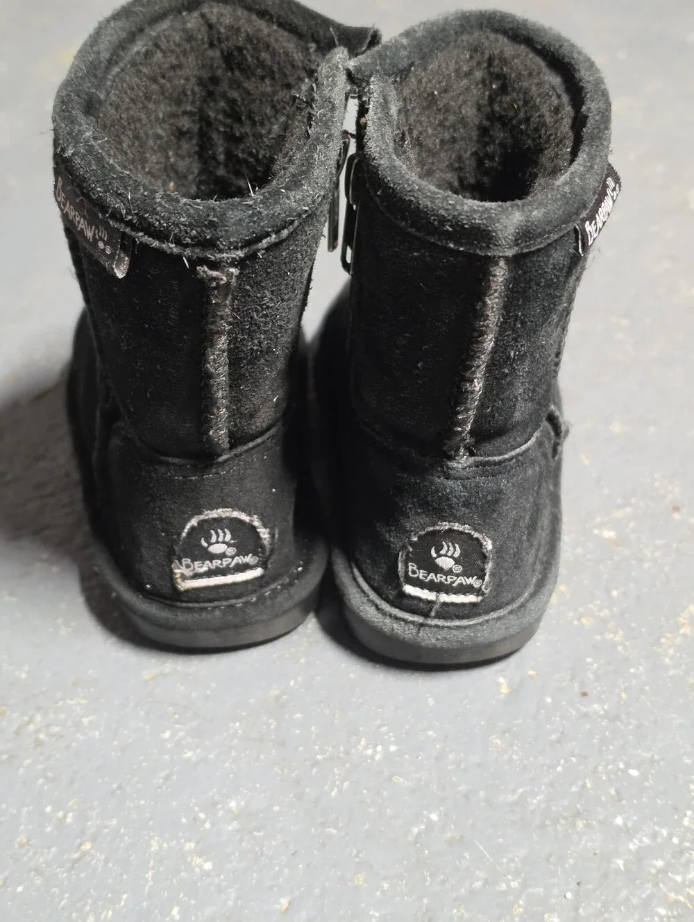 Bearpaw Emma Black Boots Girls Toddler 8